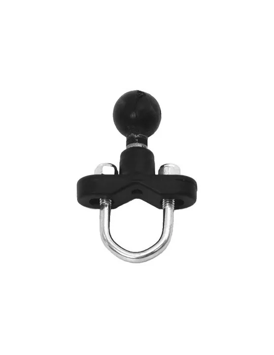 Boule RAM côté moto - collier en U pour guidon normal