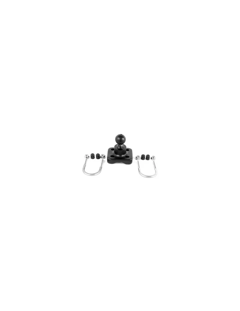 Boule RAM côté moto-collier double en U pour guidon kingsize