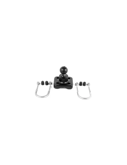Boule RAM côté moto-collier double en U pour guidon kingsize
