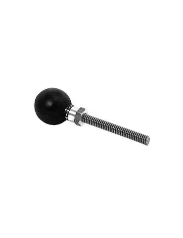 Boule RAM côté moto - embase filetée 1/4"-20 + tige filetée