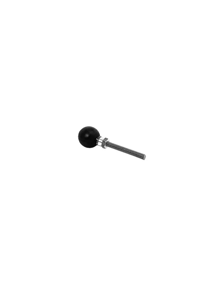 Boule RAM côté moto - embase filetée 1/4"-20 + tige filetée