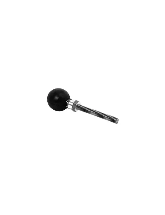Boule RAM côté moto - embase filetée 1/4"-20 + tige filetée