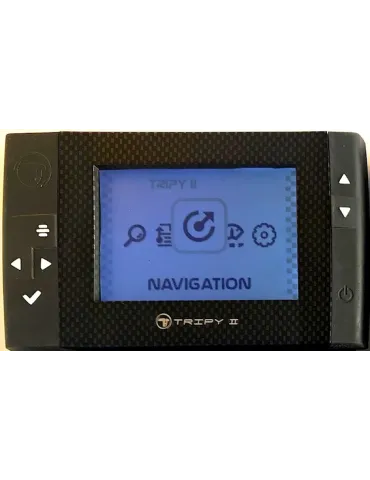 Carbon look voorpaneel voor GPS Tripy II 2