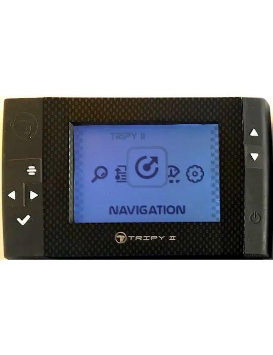 Carbon look voorpaneel voor GPS Tripy II