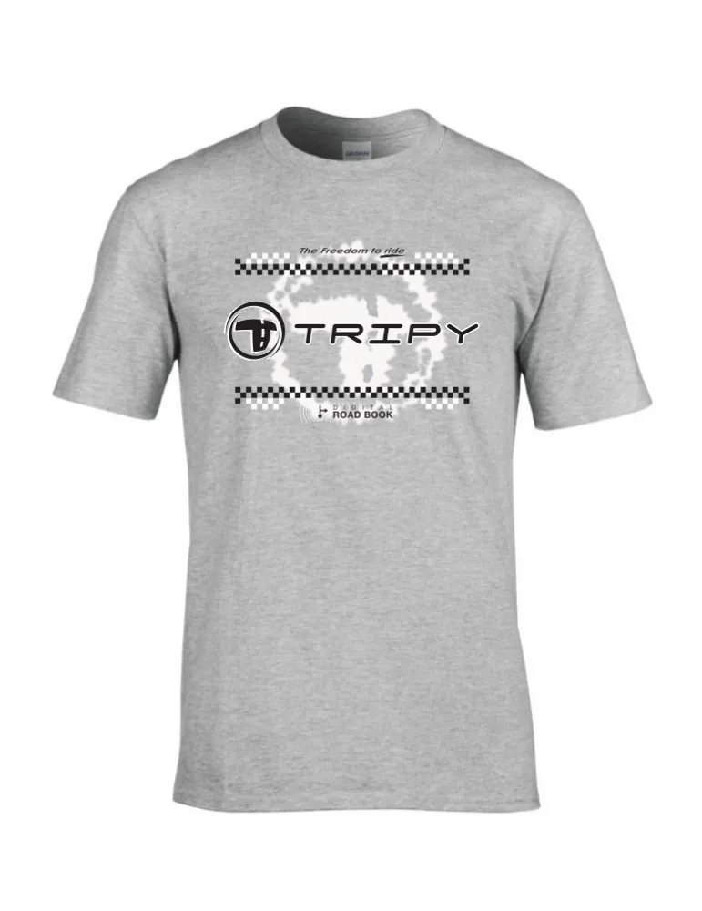 T-shirt Tripy gris chiné men (M-L-XL-XXL)
