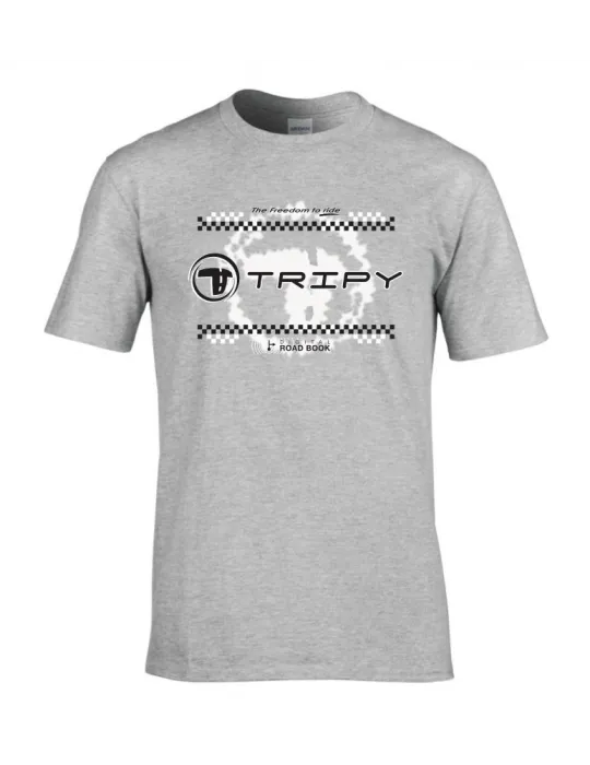 T-shirt Tripy gris chiné men (M-L-XL-XXL)